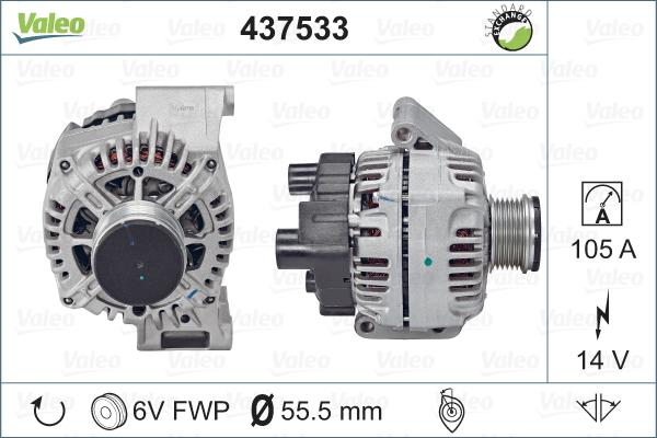 Valeo 437533 - Alternatore autozon.pro