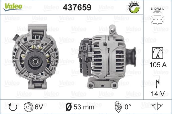 Valeo 437659 - Alternatore autozon.pro