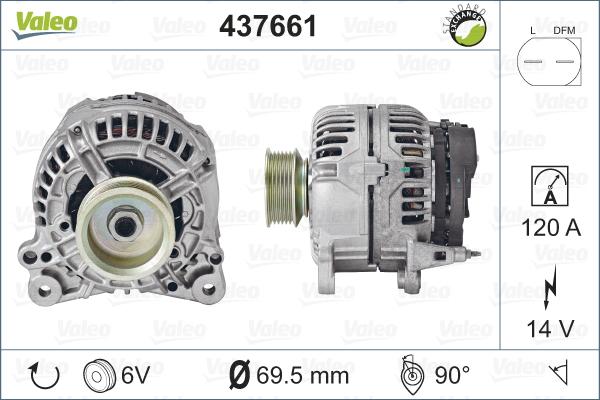 Valeo 437661 - Alternatore autozon.pro