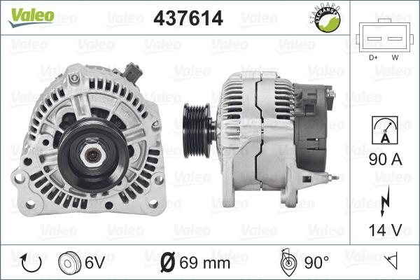 Valeo 437614 - Alternatore autozon.pro