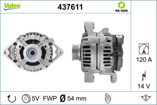 Valeo 437611 - Alternatore autozon.pro