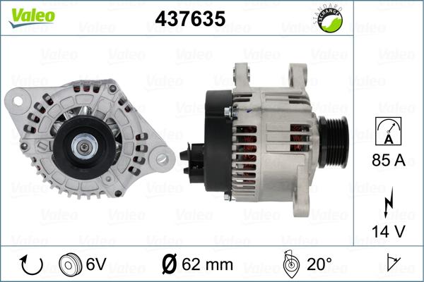 Valeo 437635 - Alternatore autozon.pro