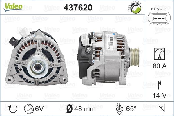 Valeo 437620 - Alternatore autozon.pro