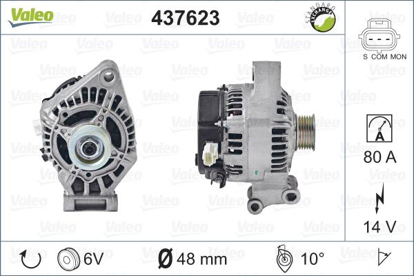 Valeo 437623 - Alternatore autozon.pro