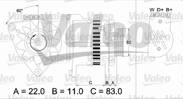 Valeo 437 049 - Alternatore autozon.pro