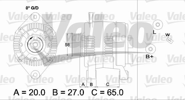 Valeo 437199 - Alternatore autozon.pro