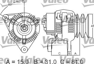 Valeo 437195 - Alternatore autozon.pro