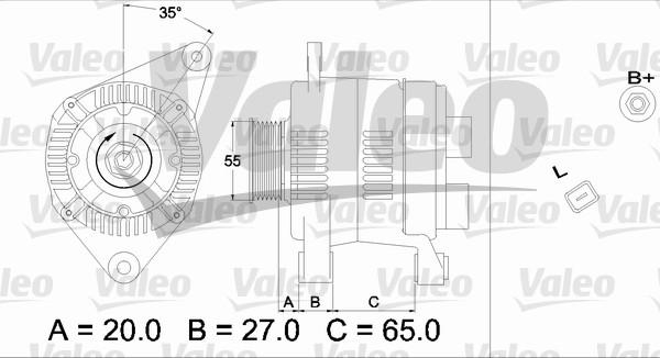 Valeo 437196 - Alternatore autozon.pro