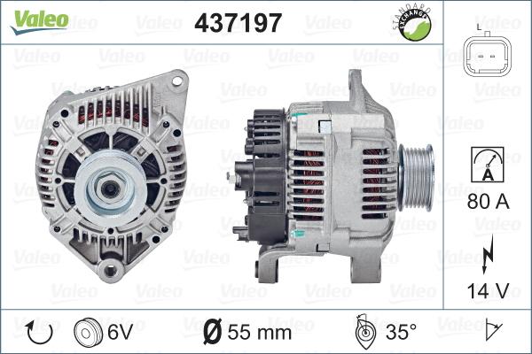 Valeo 437197 - Alternatore autozon.pro