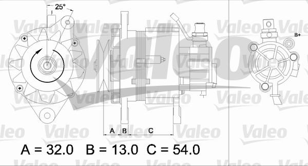 Valeo 437143 - Alternatore autozon.pro