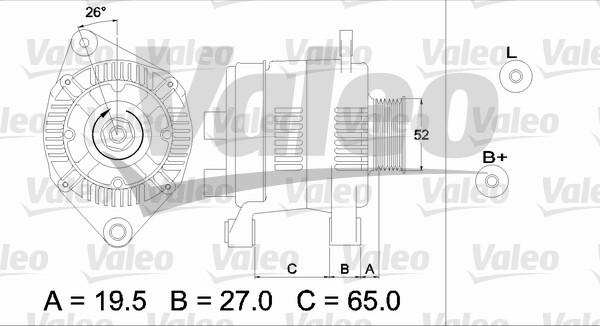 Valeo 437142 - Alternatore autozon.pro