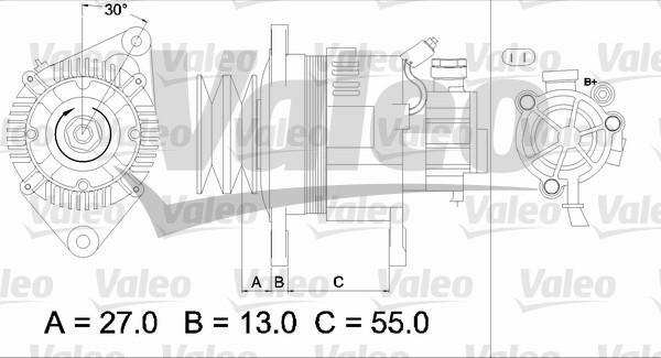 Valeo 437147 - Alternatore autozon.pro