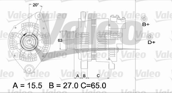 Valeo 437164 - Alternatore autozon.pro