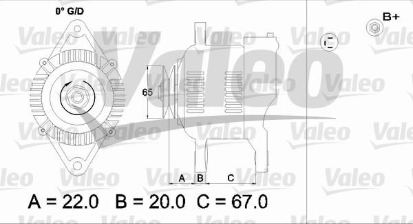 Valeo 437163 - Alternatore autozon.pro