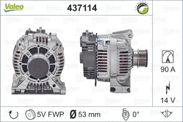 Valeo 437114 - Alternatore autozon.pro