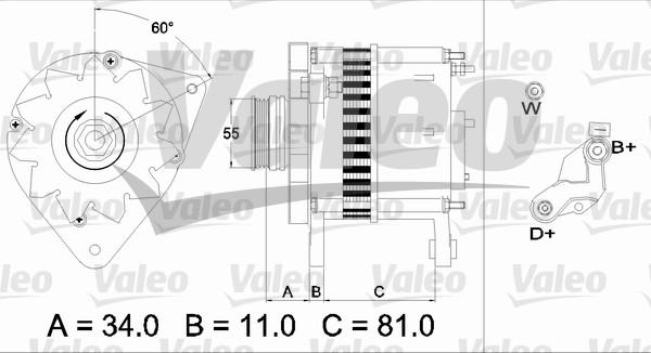 Valeo 437111 - Alternatore autozon.pro