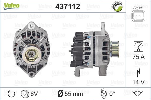 Valeo 437112 - Alternatore autozon.pro