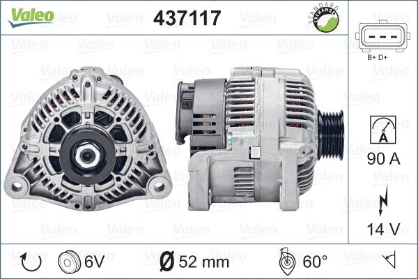 Valeo 437117 - Alternatore autozon.pro