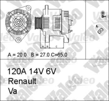 Valeo 437184 - Alternatore autozon.pro