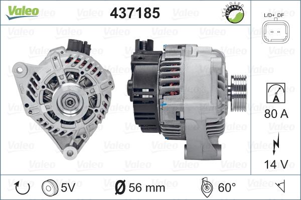 Valeo 437185 - Alternatore autozon.pro