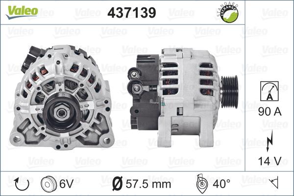 Valeo 437139 - Alternatore autozon.pro