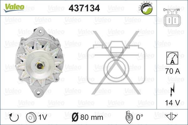 Valeo 437134 - Alternatore autozon.pro