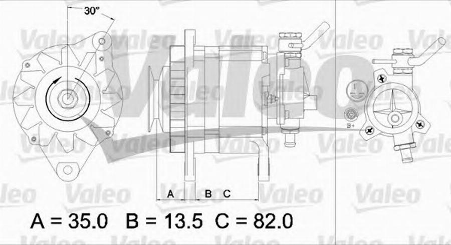 Valeo 437 130 - Alternatore autozon.pro