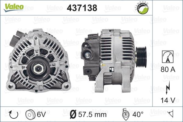 Valeo 437138 - Alternatore autozon.pro