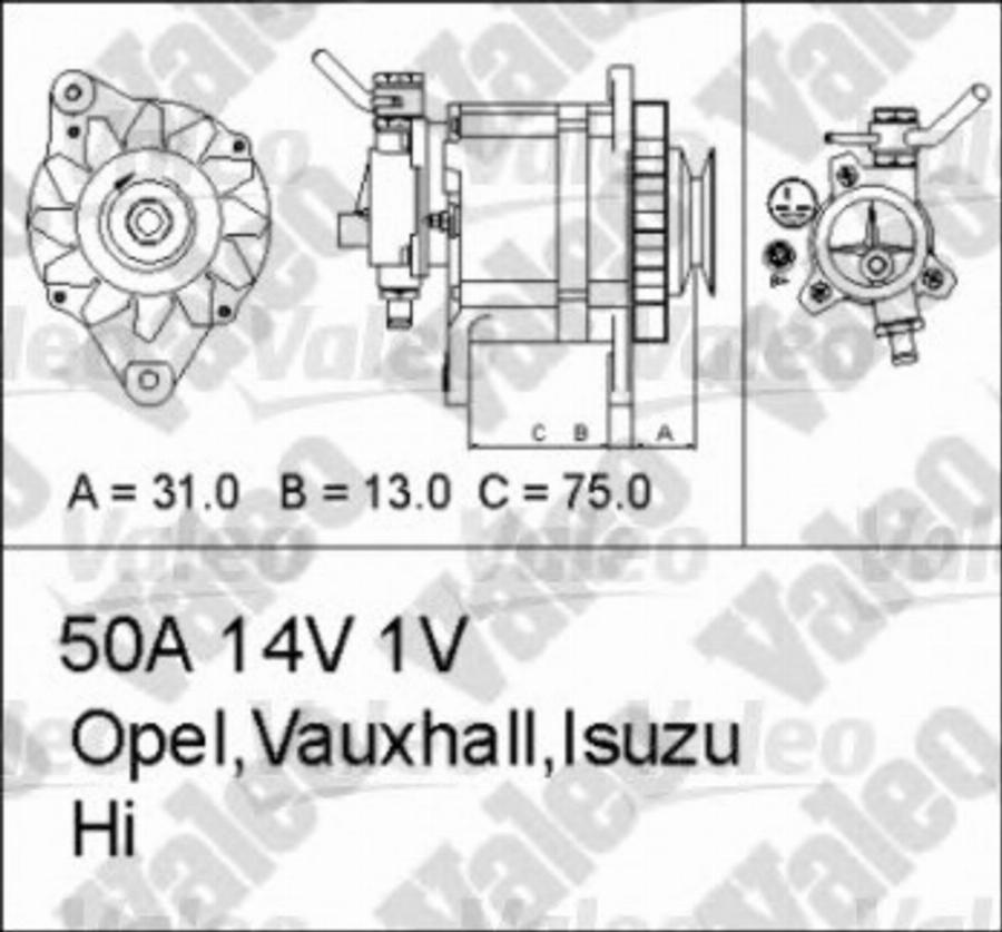 Valeo 437132 - Alternatore autozon.pro