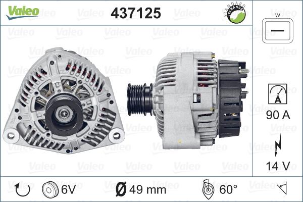 Valeo 437125 - Alternatore autozon.pro