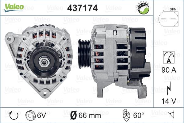 Valeo 437174 - Alternatore autozon.pro