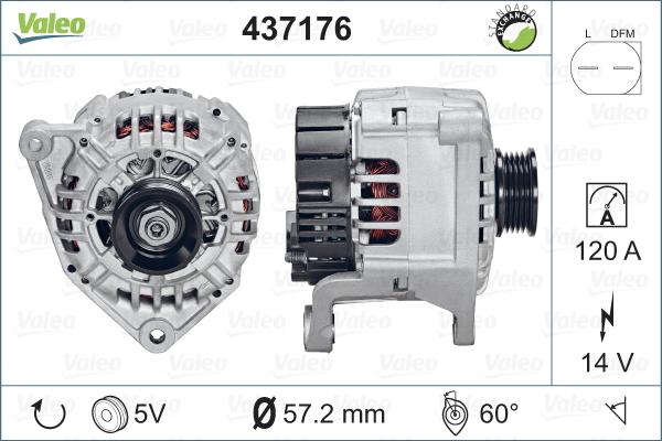 Valeo 437176 - Alternatore autozon.pro