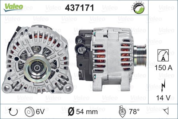 Valeo 437171 - Alternatore autozon.pro