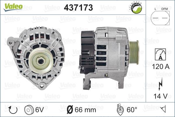 Valeo 437173 - Alternatore autozon.pro