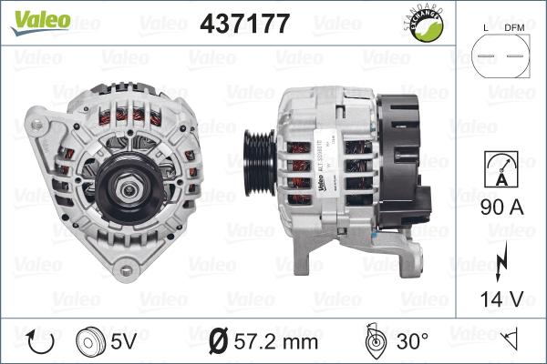 Valeo 437177 - Alternatore autozon.pro