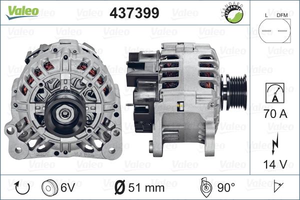 Valeo 437399 - Alternatore autozon.pro