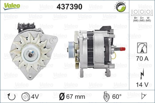 Valeo 437390 - Alternatore autozon.pro