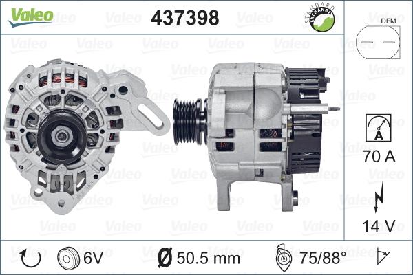 Valeo 437398 - Alternatore autozon.pro