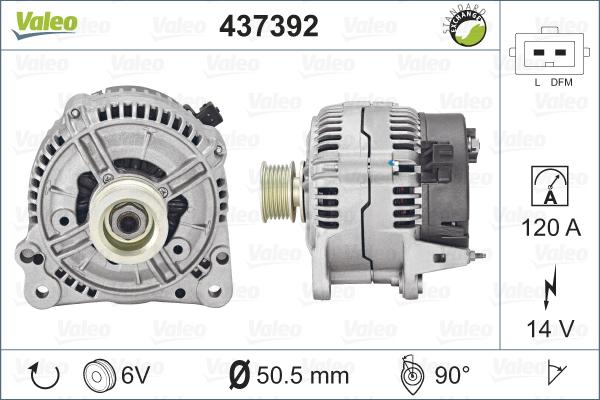 Valeo 437392 - Alternatore autozon.pro