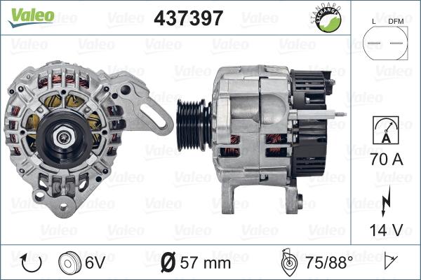 Valeo 437397 - Alternatore autozon.pro