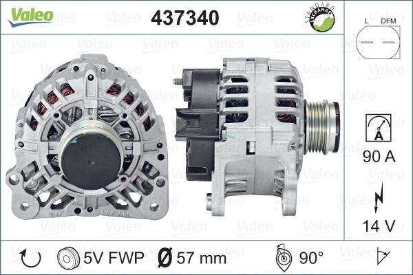 Valeo 437340 - Alternatore autozon.pro