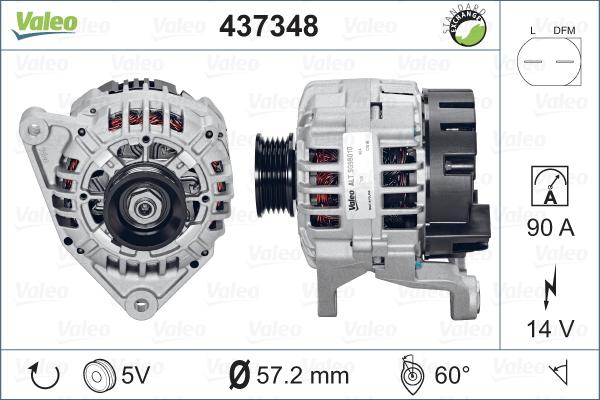 Valeo 437348 - Alternatore autozon.pro