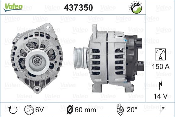 Valeo 437350 - Alternatore autozon.pro