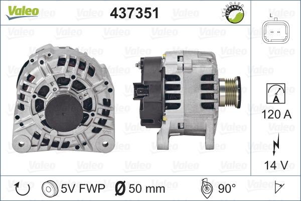 Valeo 437351 - Alternatore autozon.pro