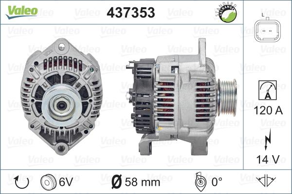 Valeo 437353 - Alternatore autozon.pro