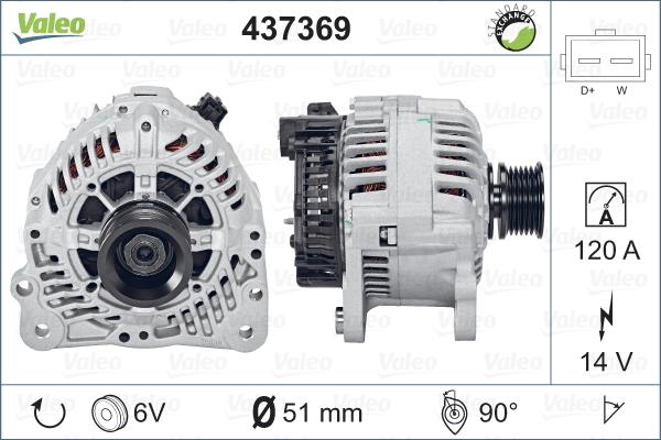 Valeo 437369 - Alternatore autozon.pro