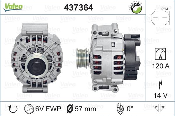 Valeo 437364 - Alternatore autozon.pro