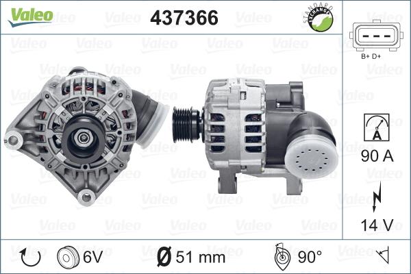 Valeo 437366 - Alternatore autozon.pro