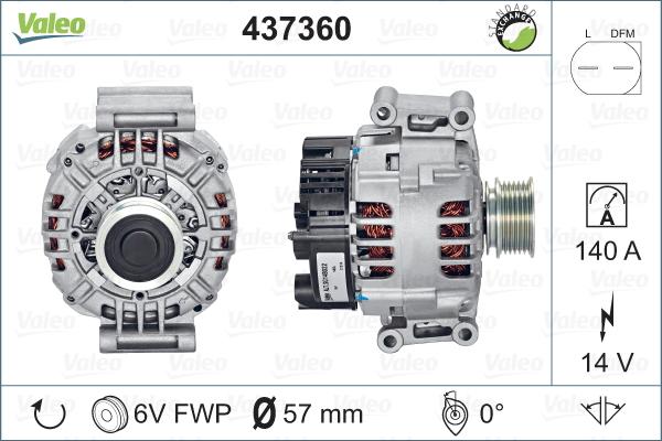 Valeo 437360 - Alternatore autozon.pro