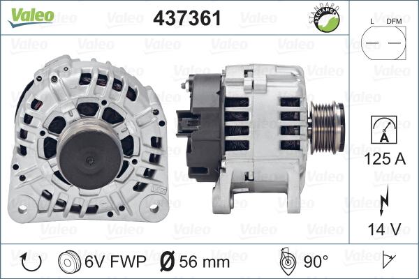 Valeo 437361 - Alternatore autozon.pro